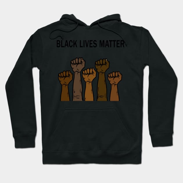 Black Lives Matter Hoodie by Nalidsa